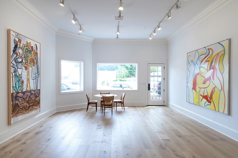 skarstedt gallery new east hampton location kaws george condo barbara kruger
