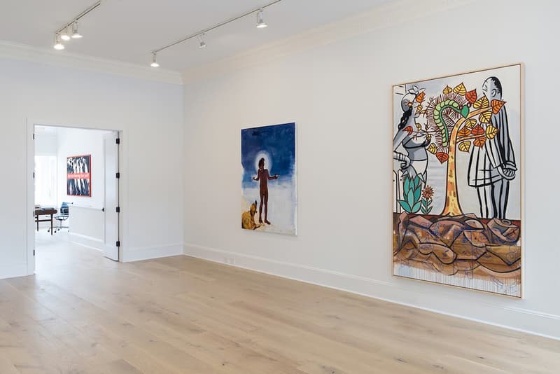 skarstedt gallery new east hampton location kaws george condo barbara kruger
