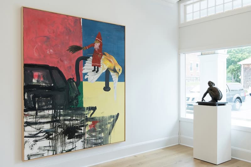 skarstedt gallery new east hampton location kaws george condo barbara kruger