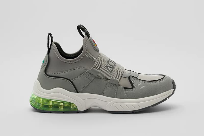 zara sony playstation shoes sneakers grey green gaming official release date info photos price store list buying guide
