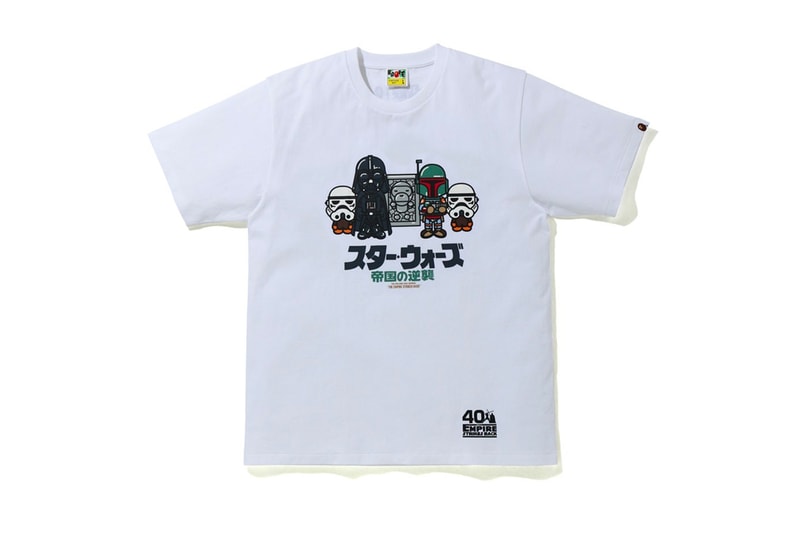 Star Wars The Empire Strikes Back 40th Anniversary BAPE Collection release info a bathing ape medicom toy bearbrick vcd figures boba fett darth vader