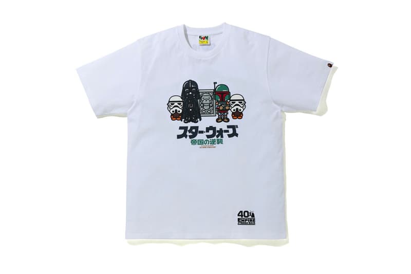 Star Wars The Empire Strikes Back 40th Anniversary BAPE Collection release info a bathing ape medicom toy bearbrick vcd figures boba fett darth vader