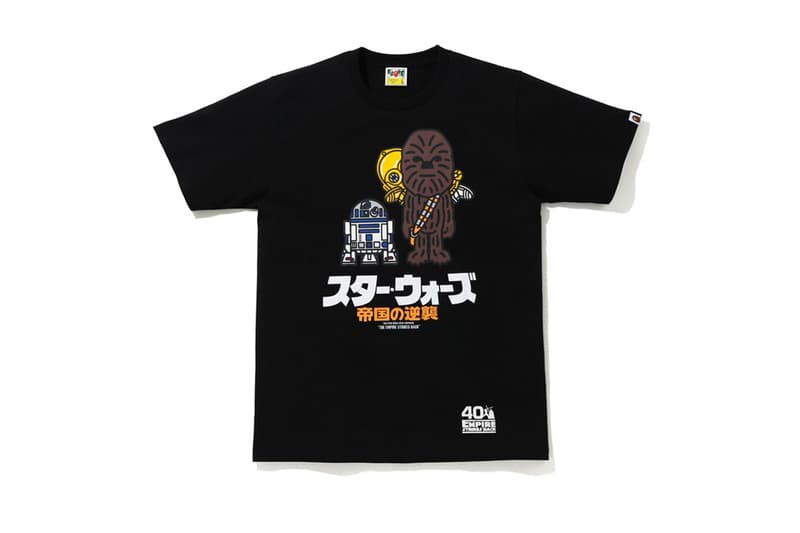 Star Wars The Empire Strikes Back 40th Anniversary BAPE Collection release info a bathing ape medicom toy bearbrick vcd figures boba fett darth vader