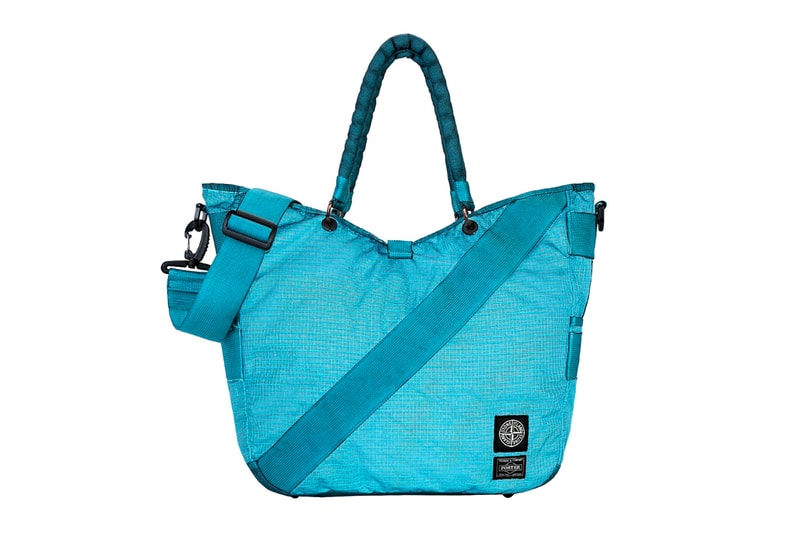 Porter x Stone Island REFLECTIVE WEAVE RIPSTOP Collection bags tote bags tech ripstop fabric 