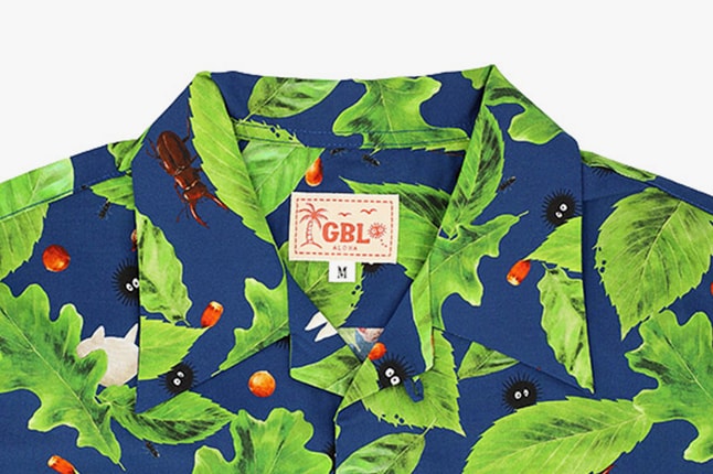 Studio Ghibli GBL Hawaiian Shirts Release Kiki's Delivery Service My Neighbour Totoro anime miyazaki 