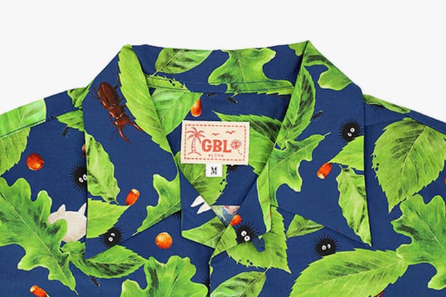 Studio Ghibli GBL Hawaiian Shirts Release Kiki's Delivery Service My Neighbour Totoro anime miyazaki