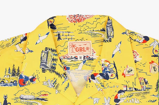Studio Ghibli GBL Hawaiian Shirts Release Kiki's Delivery Service My Neighbour Totoro anime miyazaki