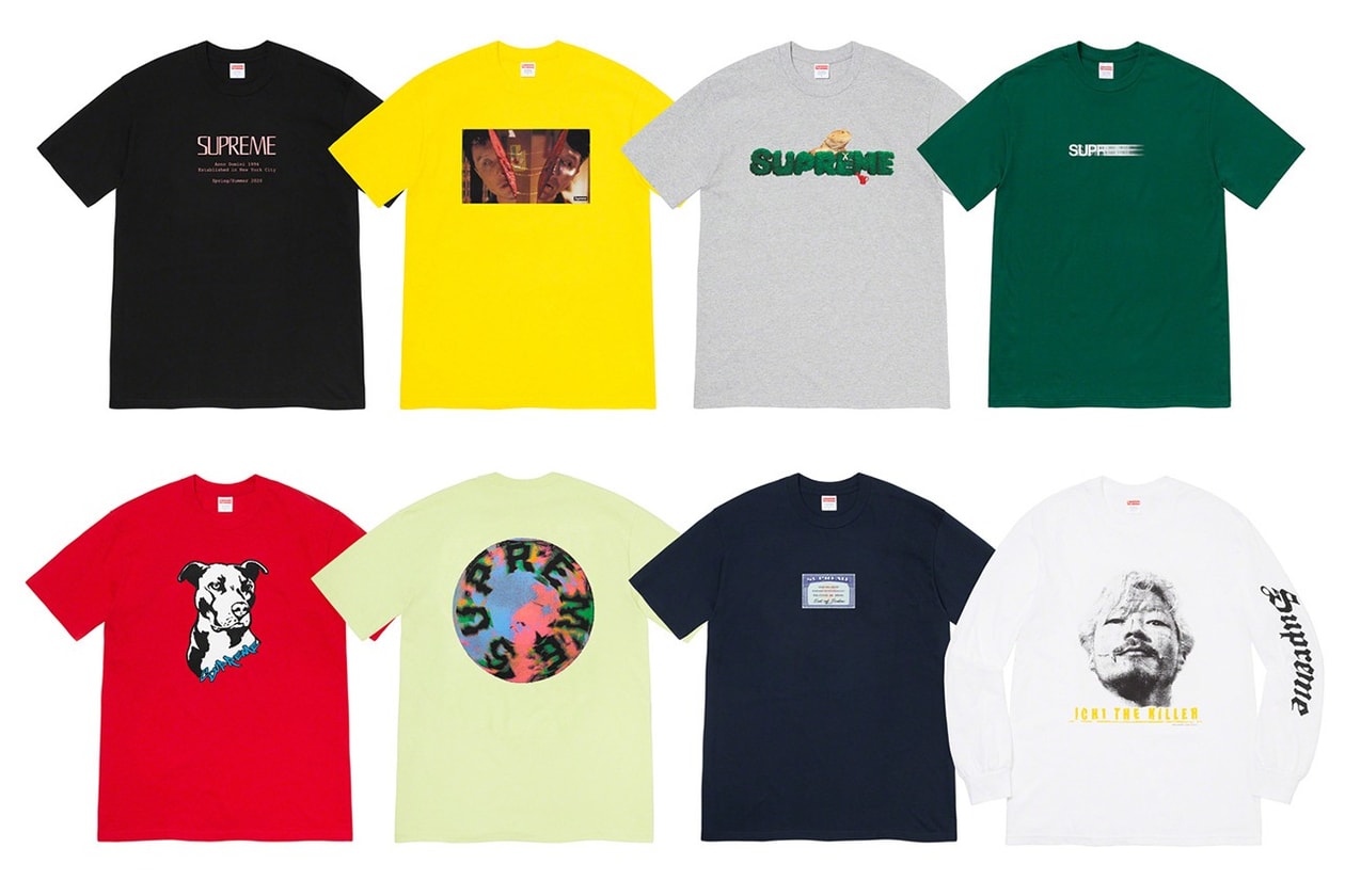 Supreme Spring Summer 2020 Week 18 Release List Nigo Virgil Abloh Louis Vuitton SAINTWOODS fragment design retaW Brain Dead Uniqlo UT Anti Social Social Club Boys & Girls Clubs of Metro Los Angeles