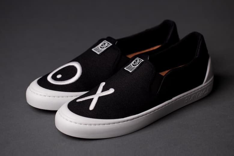 André Saraiva x Surface Project Sustainable Sneakers exclusive slip-ons macroplastics upcycled materials designs art ocean plastic crisis Mr. A figure "X" "O"