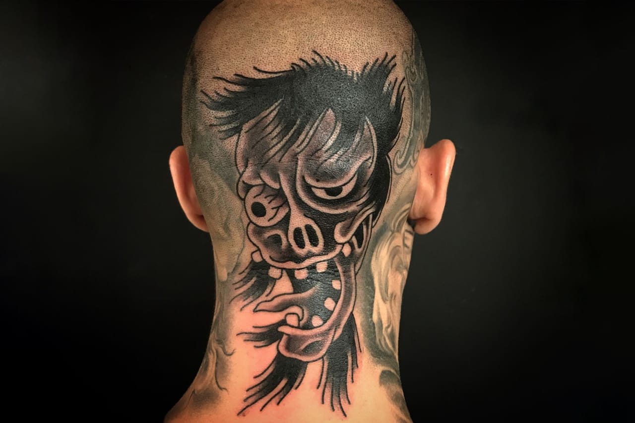 black  gray tattoo artist jun cha works across sculpture and painting in  his creations