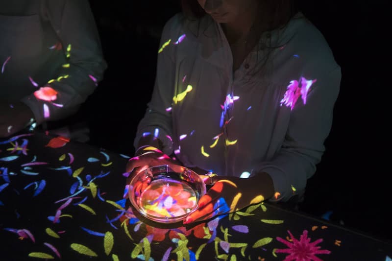 teamLab Annual Outdoor Exhibition in Japan Kyushu Forest of Mifuneyama "A Forest Where Gods Live" digital projections installations garden