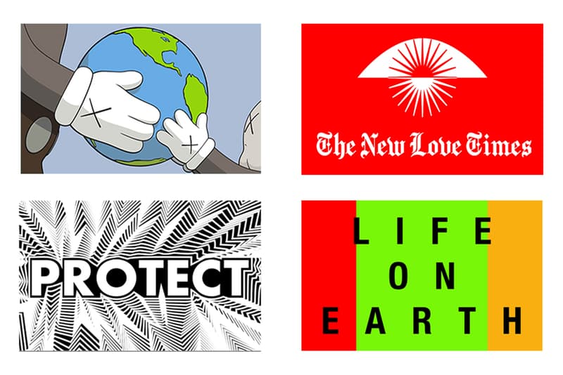 the flag project public art initiative rockefeller center kaws jeff koons marina abramovic hank willis thomas jenny holzer designs