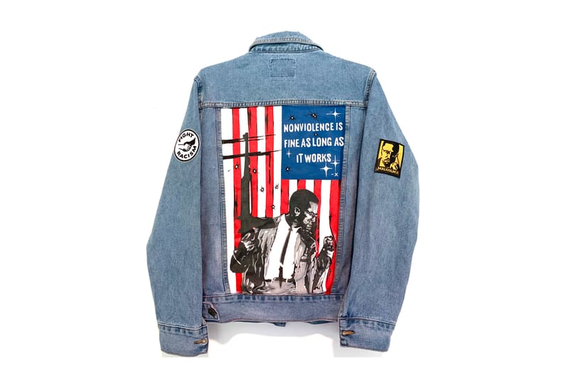 The Museum of Graffiti Displays Over 30 Pieces of Protest Art on Denim Jackets