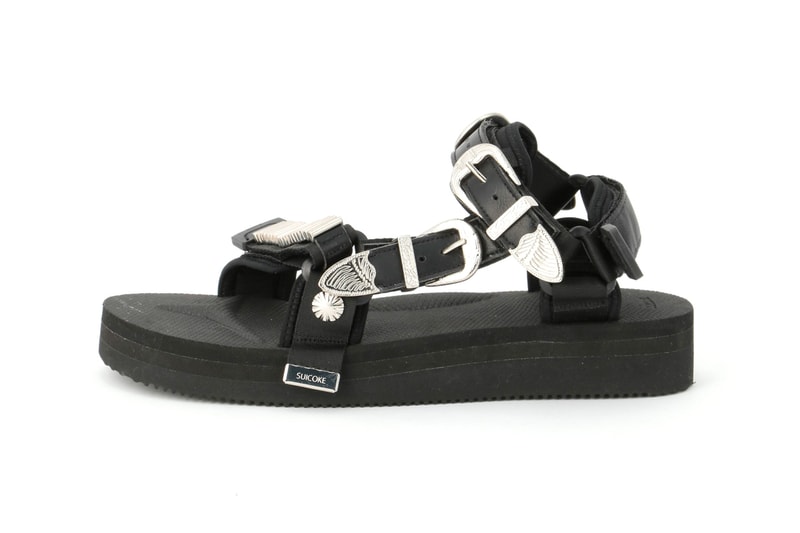 TOGA Suicoke MURA SP DEPA summer 2020 Capsule menswear streetwear ss20 collection collaborations silver metallic sandals slides