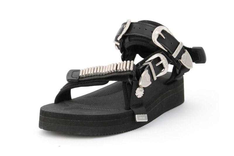 TOGA Suicoke MURA SP DEPA summer 2020 Capsule menswear streetwear ss20 collection collaborations silver metallic sandals slides