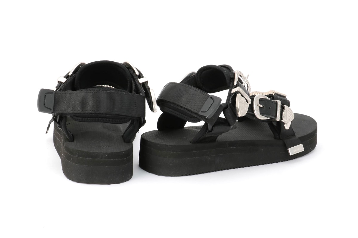 TOGA Suicoke MURA SP DEPA summer 2020 Capsule menswear streetwear ss20 collection collaborations silver metallic sandals slides