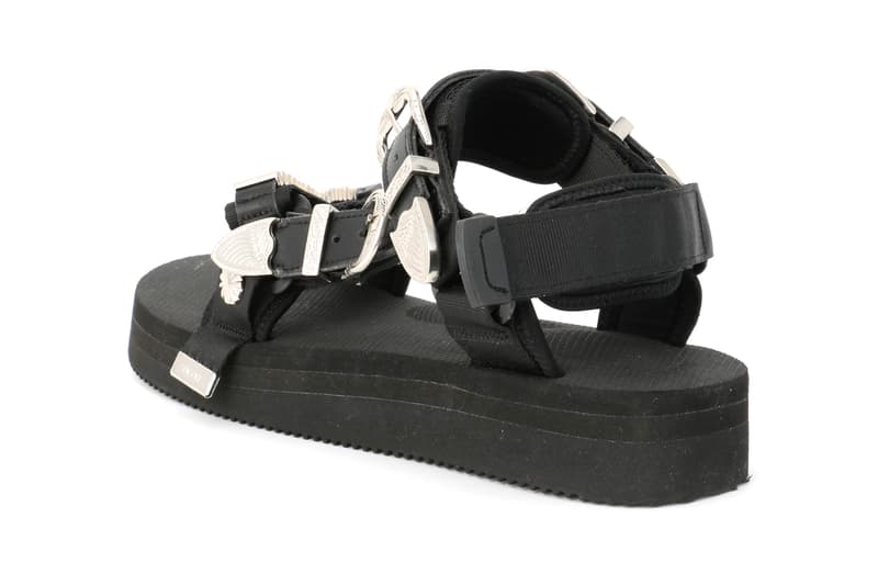 TOGA Suicoke MURA SP DEPA summer 2020 Capsule menswear streetwear ss20 collection collaborations silver metallic sandals slides