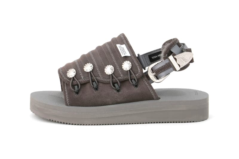 TOGA Suicoke MURA SP DEPA summer 2020 Capsule menswear streetwear ss20 collection collaborations silver metallic sandals slides