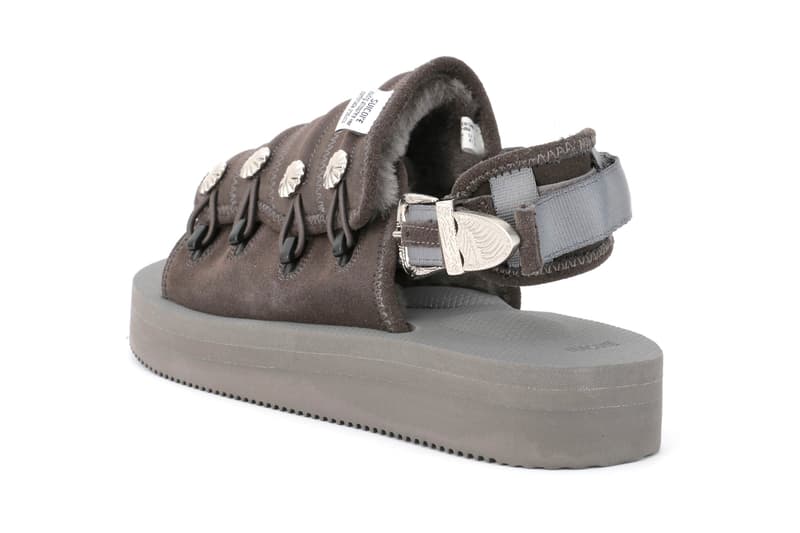 TOGA Suicoke MURA SP DEPA summer 2020 Capsule menswear streetwear ss20 collection collaborations silver metallic sandals slides