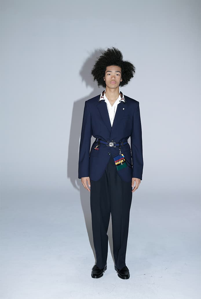 TOGA VIRILIS Fall/Winter 2020 2021 FW20-21 Collection Lookbook Yasuko Furuta Menswear Release Tailoring Military Influences 1950s Classics Western SUICOKE Collaboration
