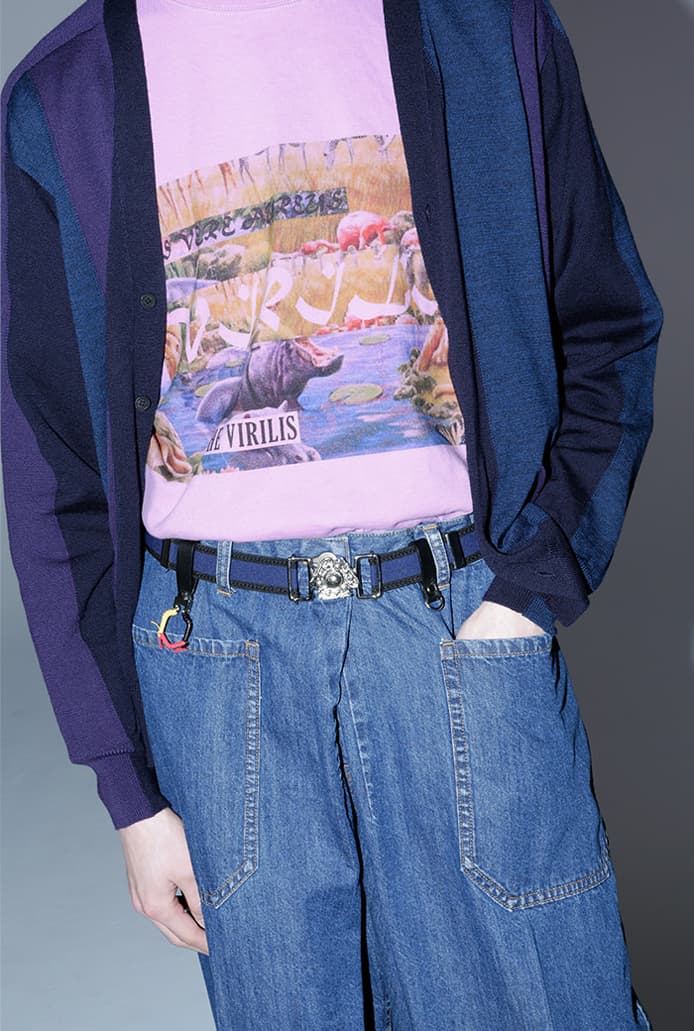 TOGA VIRILIS Fall/Winter 2020 2021 FW20-21 Collection Lookbook Yasuko Furuta Menswear Release Tailoring Military Influences 1950s Classics Western SUICOKE Collaboration