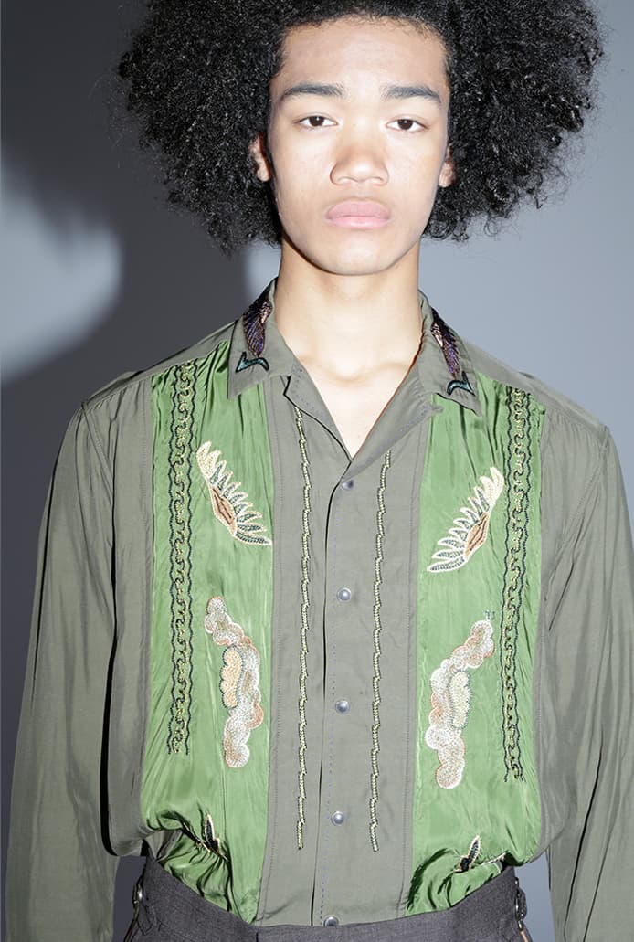 TOGA VIRILIS Fall/Winter 2020 2021 FW20-21 Collection Lookbook Yasuko Furuta Menswear Release Tailoring Military Influences 1950s Classics Western SUICOKE Collaboration