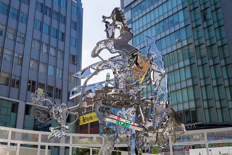 Tomokazu Matsuyama Installs Art Park With 26-Foot Tall Sculpture in Tokyo