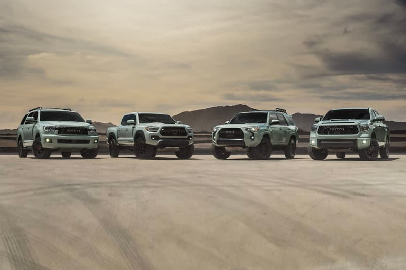 Toyota Unveils Its "Lunar Rock" TRD Pro Exclusive Color Option 4Runner Tacoma Tundra Sequoia suvs off-road