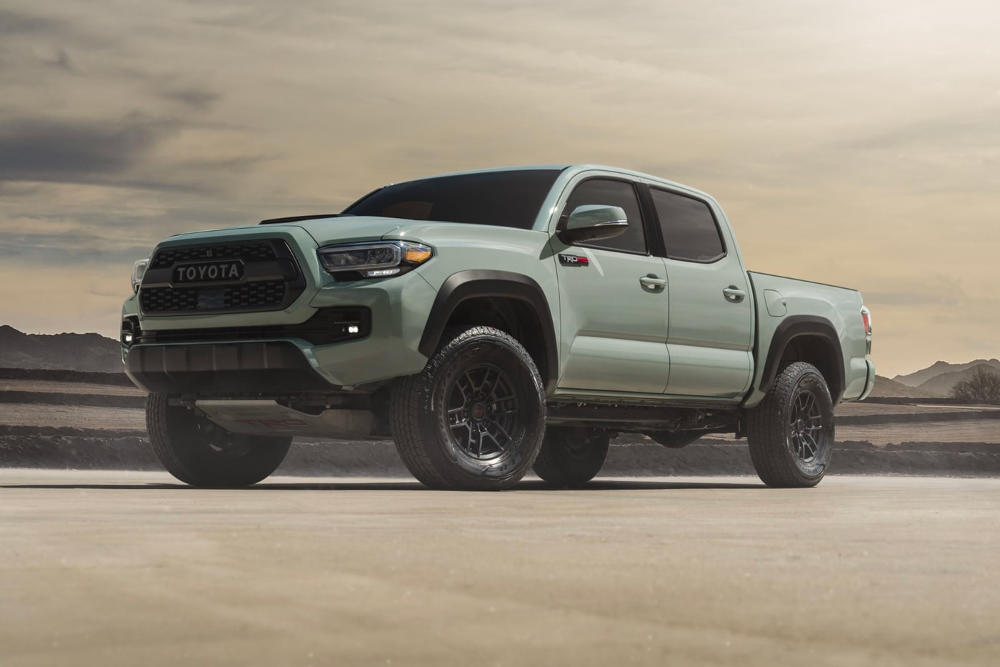 Toyota Unveils Its "Lunar Rock" TRD Pro Exclusive Color Option 4Runner Tacoma Tundra Sequoia suvs off-road 