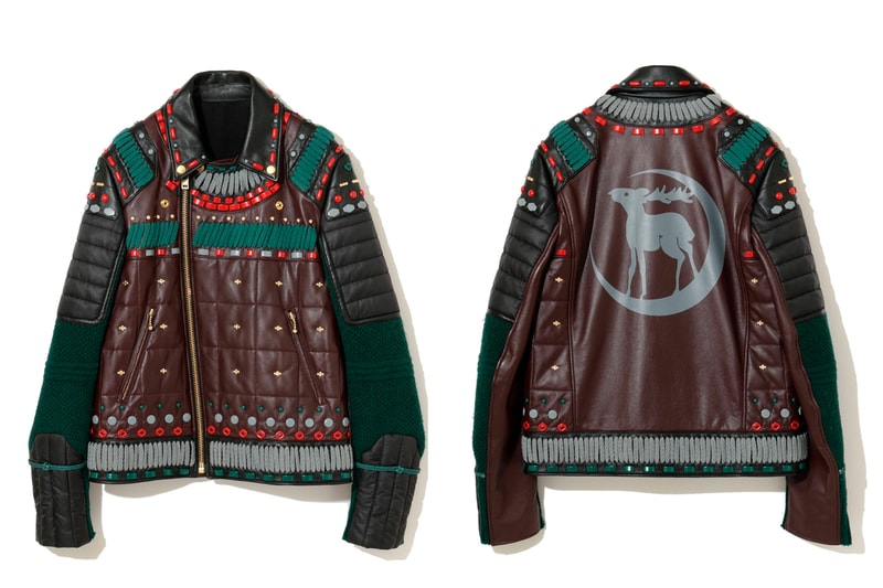 UNDERCOVER FW20 FALLEN MAN Rider Jacket Release Ivory Burgundy Bordeaux Blue 