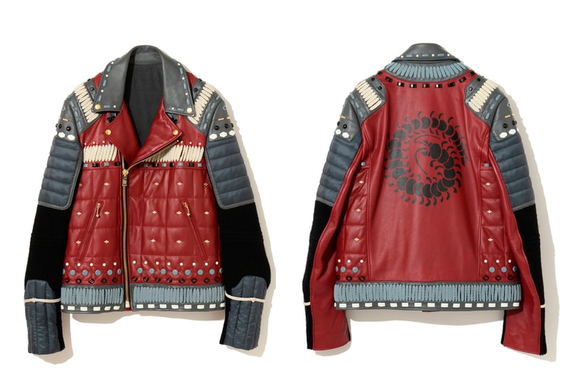 UNDERCOVER FW20 FALLEN MAN Rider Jacket Release Ivory Burgundy Bordeaux Blue 