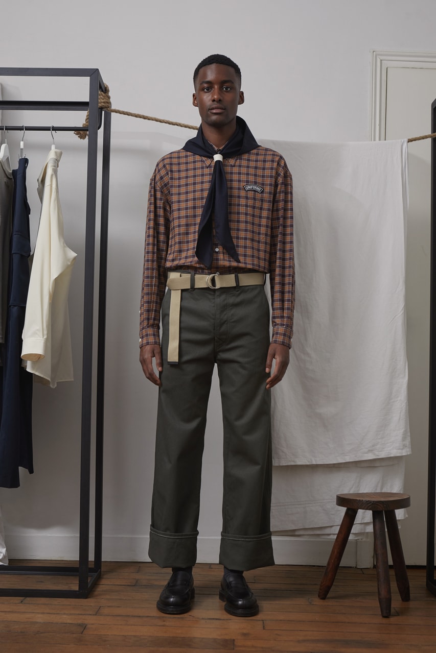 UNIFORME Spring/Summer 2021 "Be Prepared" Lookbook Collection “Not all those who wander are lost”, Campaign Video Paris Fashion Week Sustainability Scout Uniform Hugues Fauchard Rémi Bats