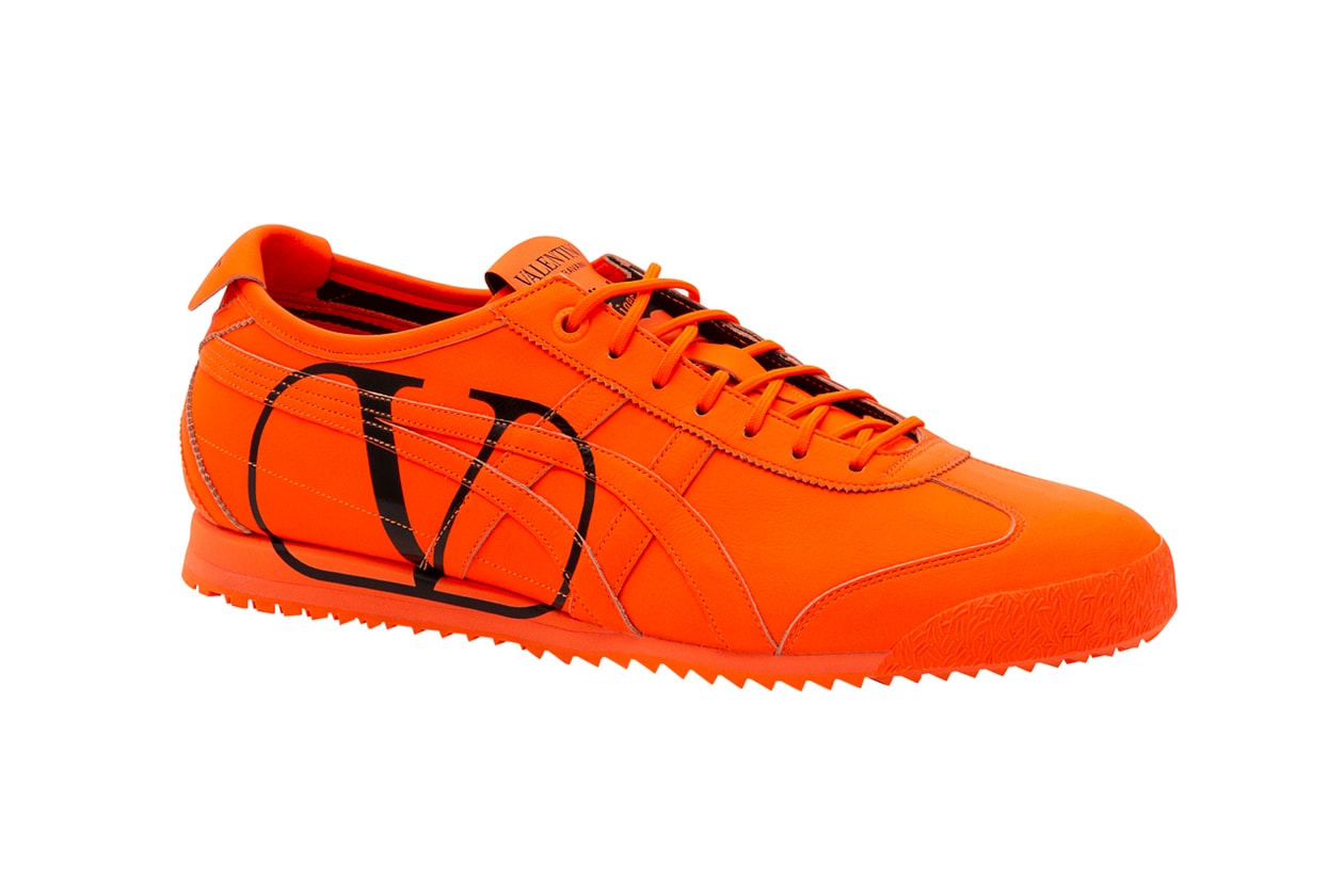 valentino onitsuka tiger mexico 66 collaboration neon pink orange yellow white official release date info photos price store list buying guide