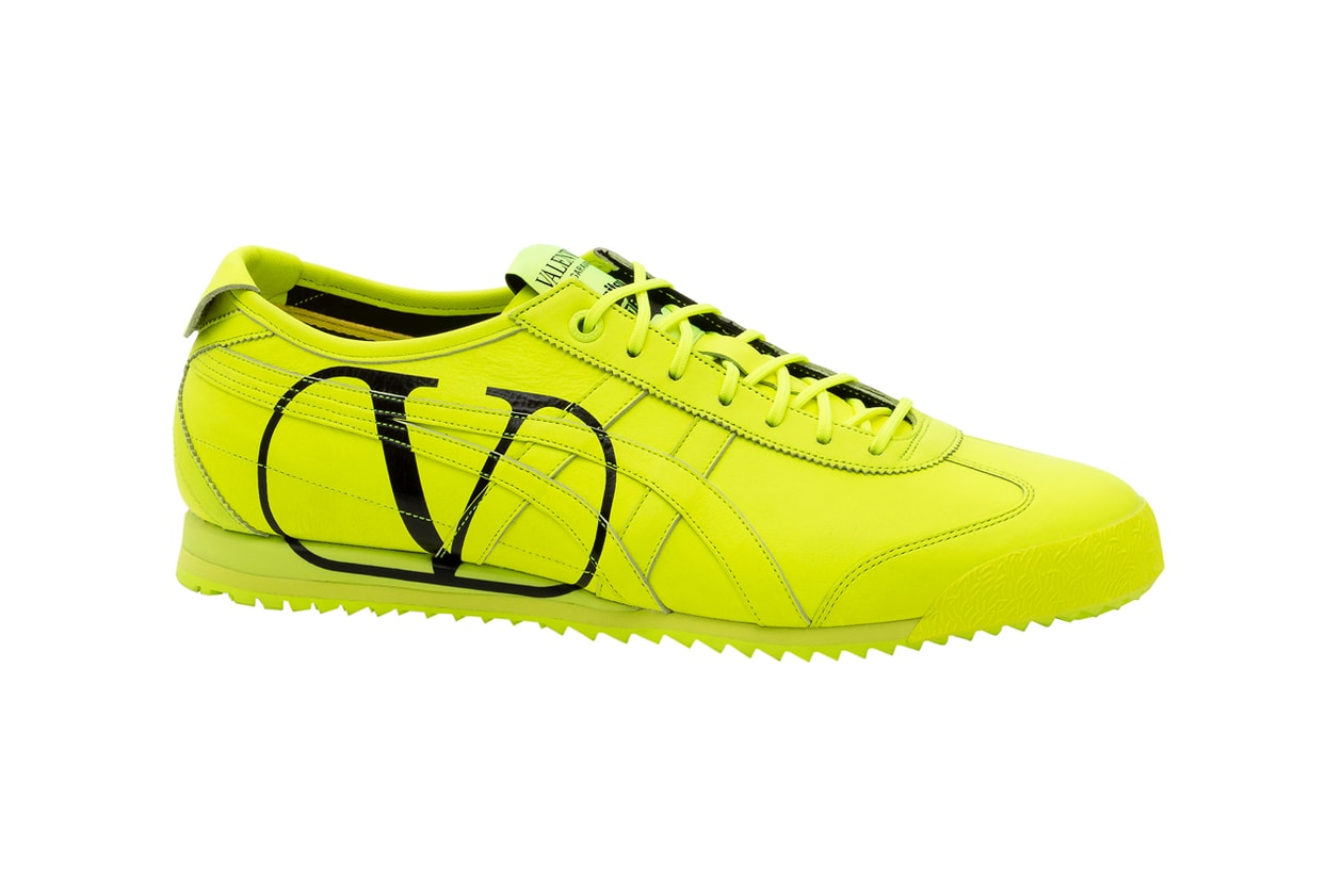 valentino onitsuka tiger mexico 66 collaboration neon pink orange yellow white official release date info photos price store list buying guide