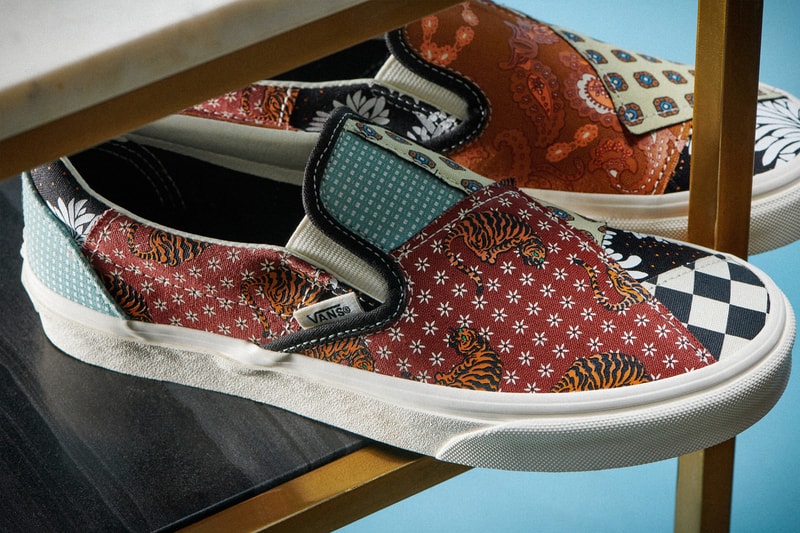 Vans Tiger Patchwork Pack Sk8-Hi Era Classic Slip-On Release 