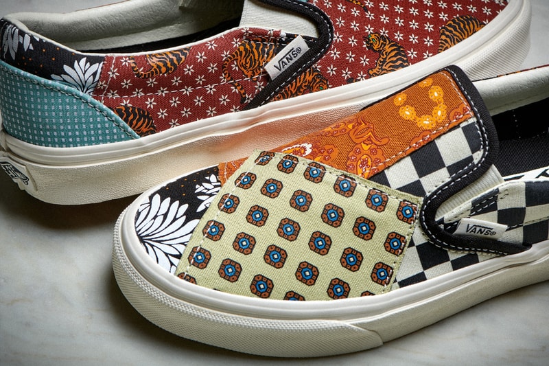 Vans Tiger Patchwork Pack Sk8-Hi Era Classic Slip-On Release 