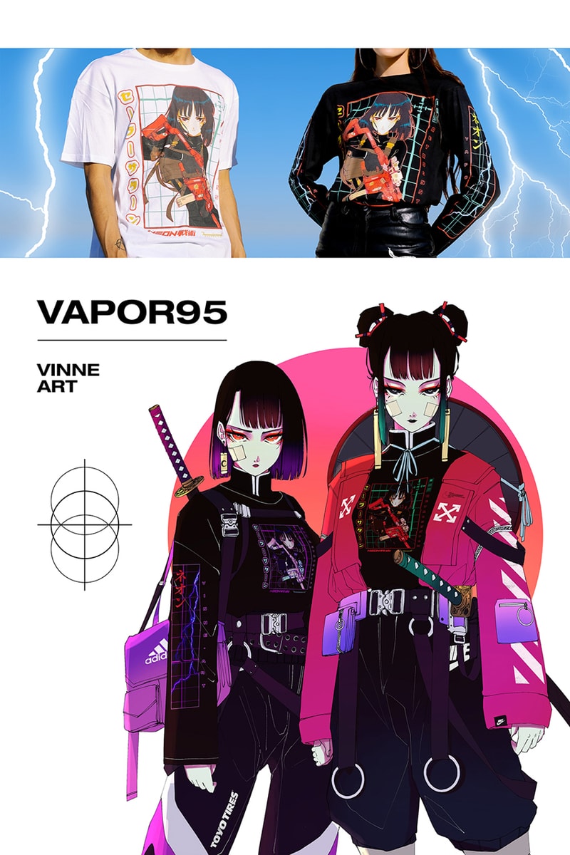 brazilian illustrator neon zero anime future retro