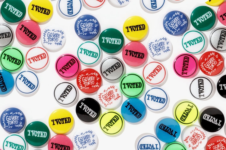 VERDY of Girls Don't Cry Releases "GO VOTE TOKYO" Limited Pins