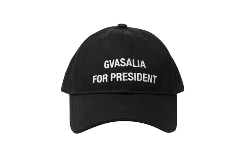 Vetements Gvasalia For President Cap Release Info Black Buy Price