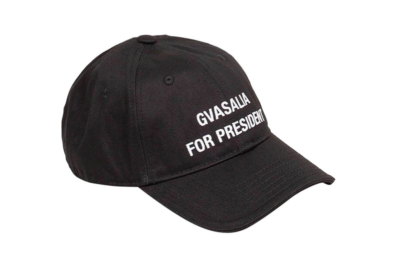 Vetements Gvasalia For President Cap Release Info Black Buy Price