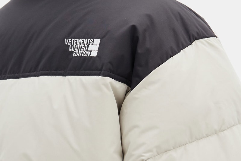 VETEMENTS Padded Down Jacket menswear streetwear fall winter 2020 collection fw20 puffer beige outerwear khaki technical