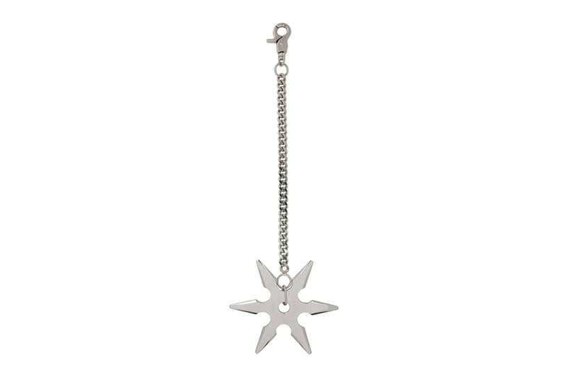 VETEMENTS Silver Logo Knuckle Ring Star Keychain Release Buy Price Weapon