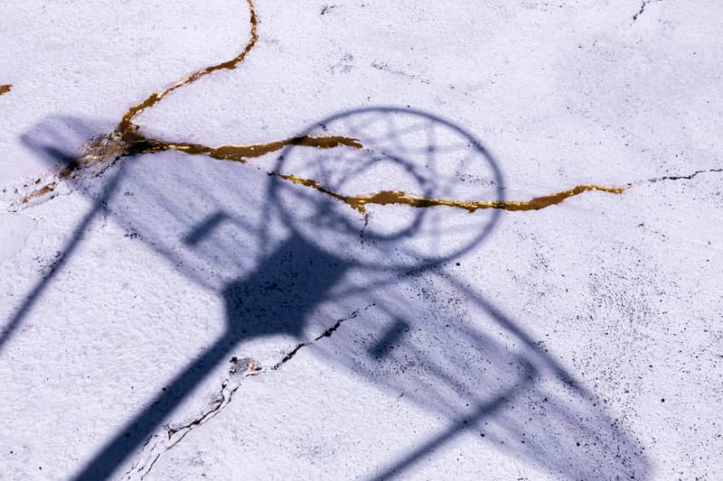 kintsugi basketball court victor solomon artworks sports art