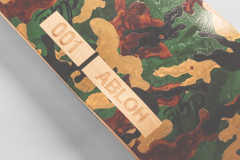 Virgil Abloh x DGK Limited Edition Skateboard Design Stevie Williams Saved by Skateboarding Organization 100 Units Art Deck Wood Numbered Engraved Release Information Closer First Look