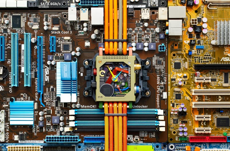 Vollebak Unveils Garbage Watch Prototype computer motherboards microships wires electronic waste