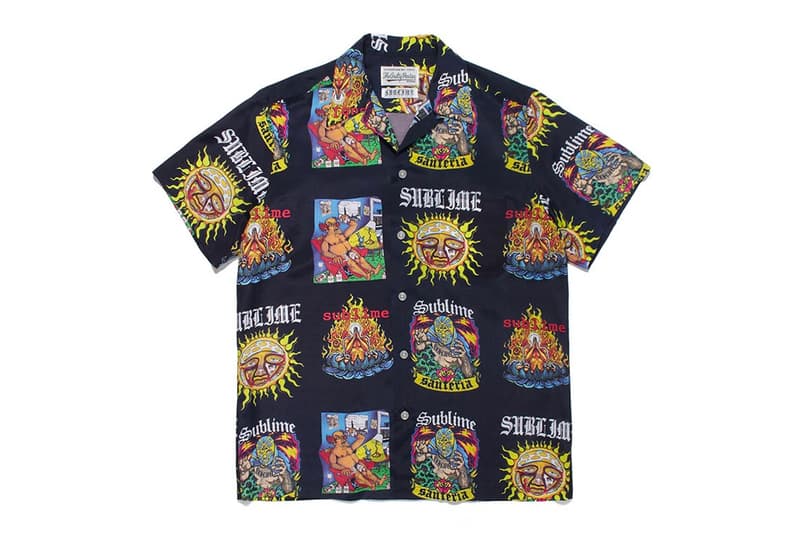 Sublime WACKO MARIA Spring Summer 2020 Capsule collection prints graphics menswear streetwear hawaiian shirts t shirts