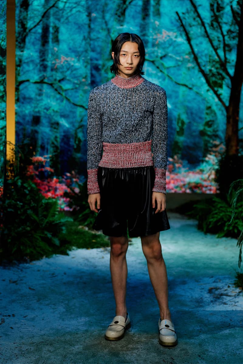 WE11DONE Spring/Summer 2021 Lookbook Preview paris fashion week digital online seaside beach breezy pastels shirts trousers blazers loungewear silk seashells