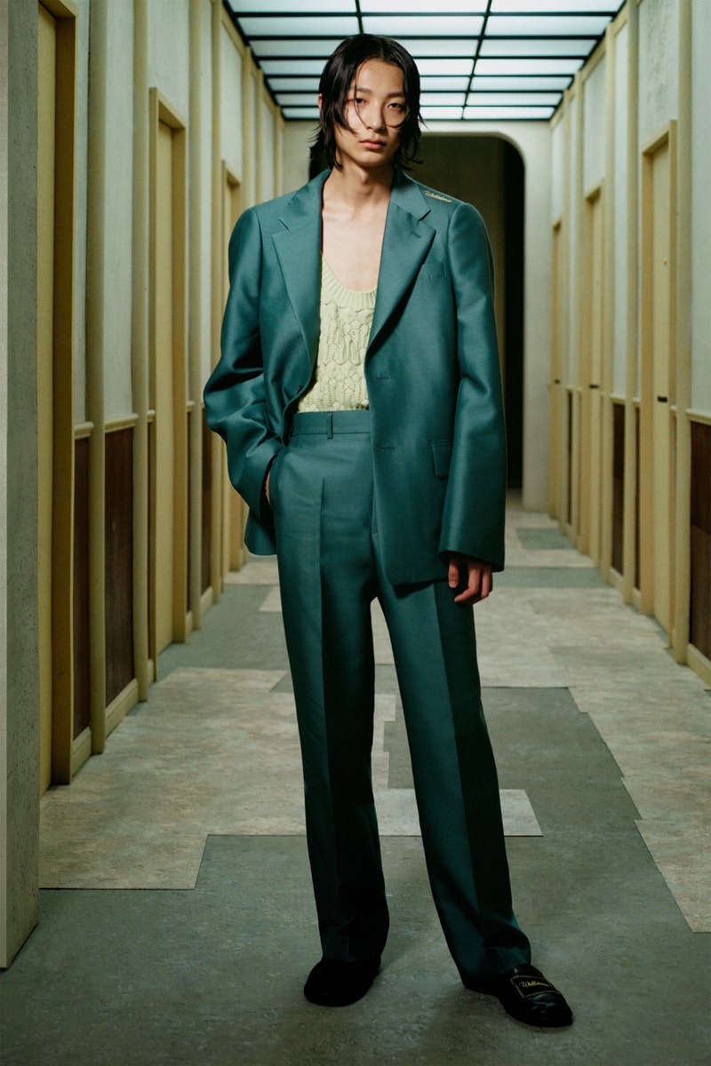 WE11DONE Spring/Summer 2021 Lookbook Preview paris fashion week digital online seaside beach breezy pastels shirts trousers blazers loungewear silk seashells