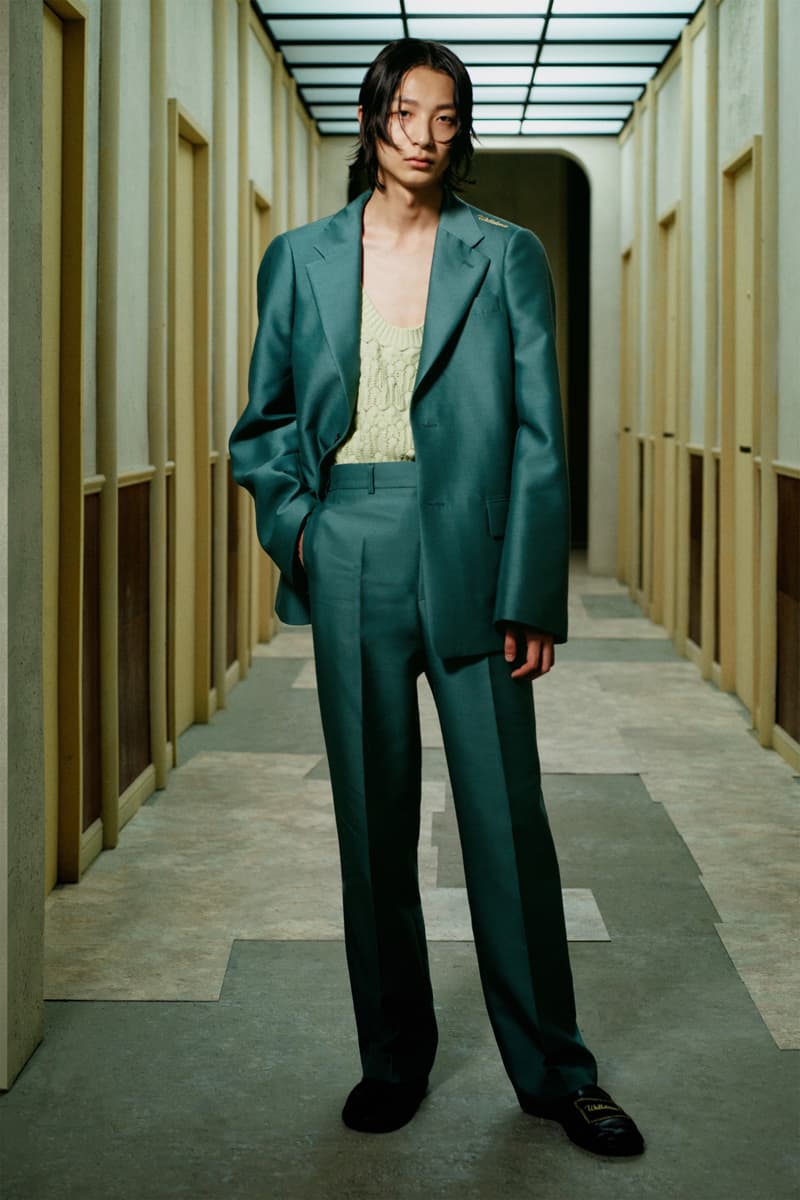 WE11DONE Spring/Summer 2021 Lookbook Preview paris fashion week digital online seaside beach breezy pastels shirts trousers blazers loungewear silk seashells