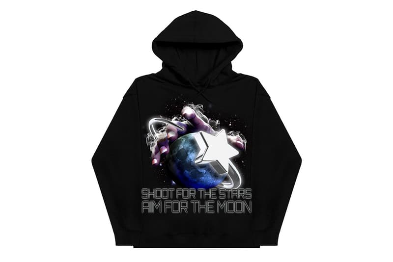 Pop Smoke x WHO DECIDES WAR 'Shoot for the Stars' capsule collaboration ev bravado album aim for the moon album merch